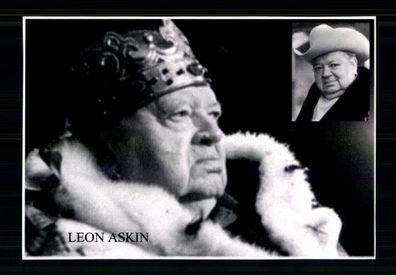 Leon Askin 1907-2005 Schauspieler USA Original Signiert # BC 212496