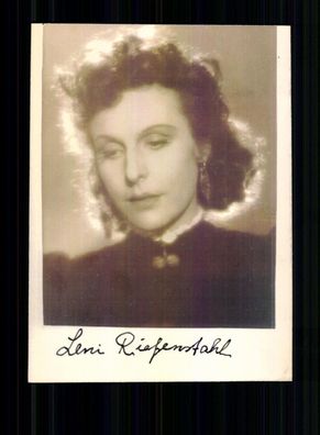 Leni Riefenstahl 1902-2003 Autogrammkarte Original Signiert # BC 212545