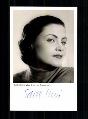 Edith Mill Das Erbe vom Pruggerhof Autogrammkarte Original Signiert # BC 212595