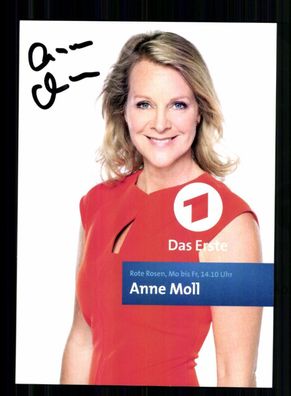 Anne Moll Rote Rosen Autogrammkarte Original Signiert # BC 212600