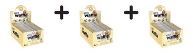 3 x Go Fitness Protein Waffle (12x50g) Vanilla
