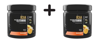 2 x Maxler BCAA + Glutamine (300g) Orange