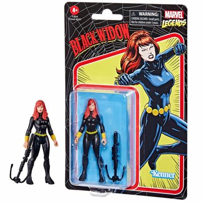 Marvel Retro Kollektion Fantastic Four Black Widow Figur 9cm