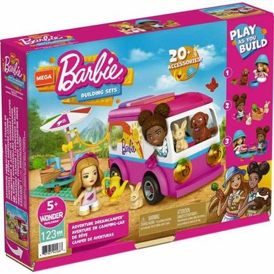 Konstruktionsspiel Barbie: Adventure Dreamcamper Mattel (123 pcs)