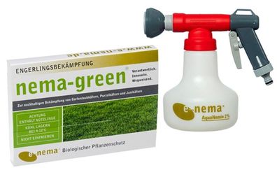 Nema-Green (50 Mio) HB Nematoden plus Nema-Sprayer