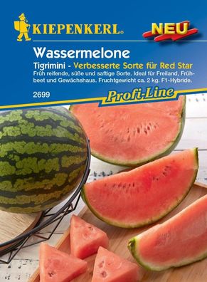 Wassermelone Tigrimini fürs Freiland und Gewächshaus