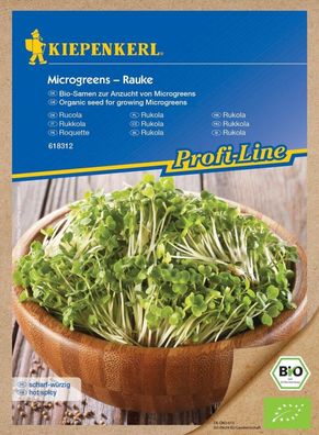 BIO Microgreens Rucola Rauke 50 g, Geschmack: kräftig-würzig, zur...