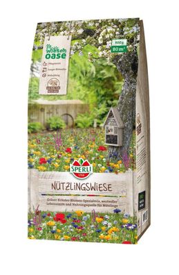 SPERLI's Nützlingswiese (mehrjährig) 800g für 80qm, Gräser-Kräuter-Blumen, ...