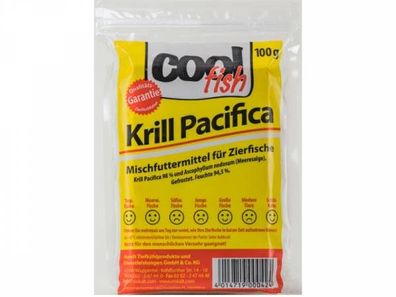 Cool fish Krill Pacifica Fischfutter tiefgekühlt 100 g (Inhalt Paket: 50 Stück)