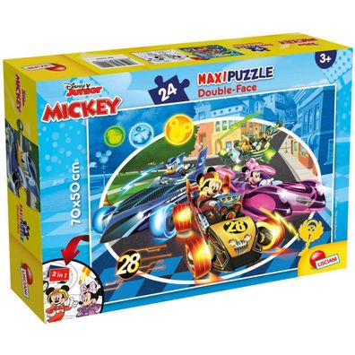 Puzzle da 24 Pezzi Maxi Double Face - Mickey