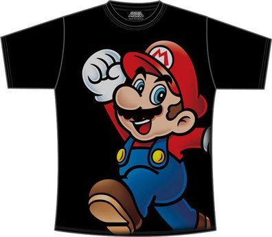 Nintendo Schwarzes Super Mario T-Shirt - Super Mario TS022630NTN - (T-sh...