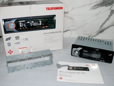 Telefunken Autoradio T360X CAR AUTO Player PLL RDS MP3 USB SD AUX 4x 40W ID-Tag