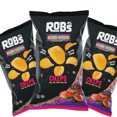 Rob's Chips - nur Limitiert erhältlich | Mixed Spices 3x 120g