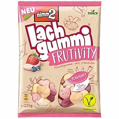 Nimm 2 Lachgummi Frutivity Yoghurt 6 Geschmacksrichtungen 225g