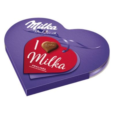 Milka Pralines I love Milka Geschenkherz - 44 g Schachtel