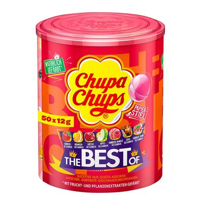 Chupa Chups Frucht Lutscher - 600 g Dose