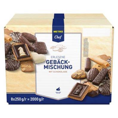 METRO Chef Gebäckmischung mit Schokolade, 8 Pakete à 250 g - 2 kg Karton