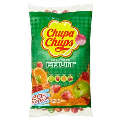 Chupa Chups Lollipops Fruit 120 Stück à 12 g - 1,44 kg Beutel