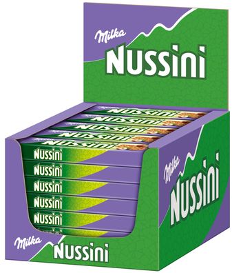 Milka Nussini - Haselnuss Schokoriegel - 35x 31,5g Riegel