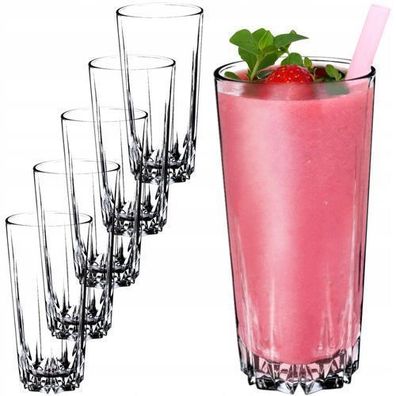 KADAX Trinkgläser aus hochwertigem Glas, 6er Set, Wassergläser, 330ml