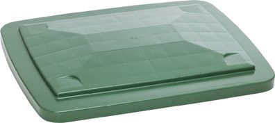 Deckel L790xB605mm grün HD-Polyethylen f. Transportbehälter 210l Craemer