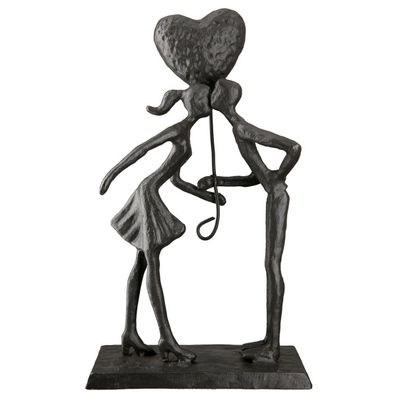 Eisen Design Skulptur "Liebespaar", von Gilde