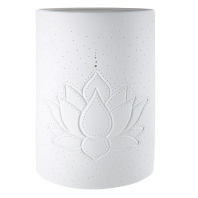 Porzellan Lampe "Lotus"H28 cm, von Gilde