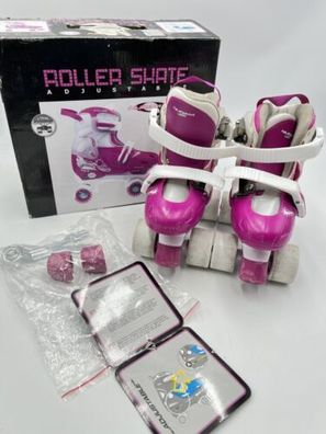 Nijdam Roller Skates Rollerskate Kinder Mädchen Rollschuhe Größe 27-30 Rosa TOP