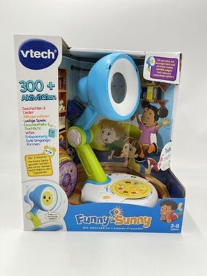 Vtech Funny Sunny Interaktive Lampe Blau NEU & OVP 300+ Aktivitäten Freundin