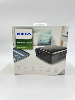 Philips PicoPix Micro Beamer Projektor DLP 1080p Full HD LED microSD NEU & OVP