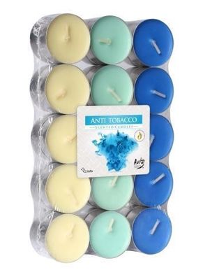 Aura Antitabak Duftwärmer, 30 Stück - Elegante kleine Duftkerzen