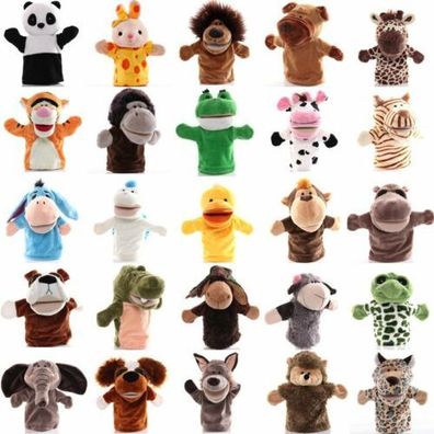 25 Styles Animal Hand Glove Puppet Soft Plüschtiere Puppets Plüsch Spielzeug
