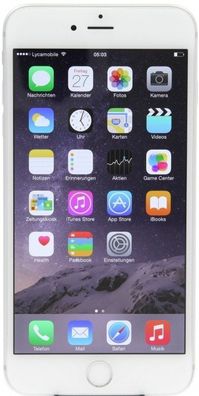 Apple iPhone 6 Plus 64GB Silver - Wie Neu - ohne Vertrag sofort lieferbar