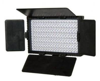 Falcon Eyes Bi-Color LED Kameralampe Set Dimmbar DV-216VC-K2 inkl. Akku