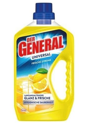 Der General Universeller Reiniger, Zitronenduft, 750 ml - Kraftvoll und Erfrischend