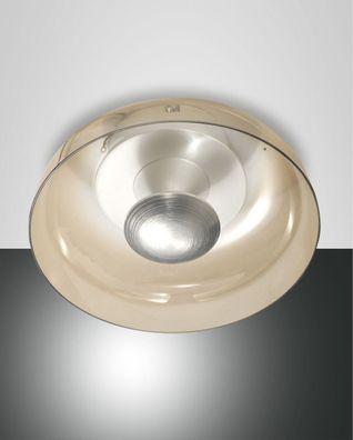 LED Deckenlampe amber Fabas Luce Vintage 300mm 1350lm dimmbar