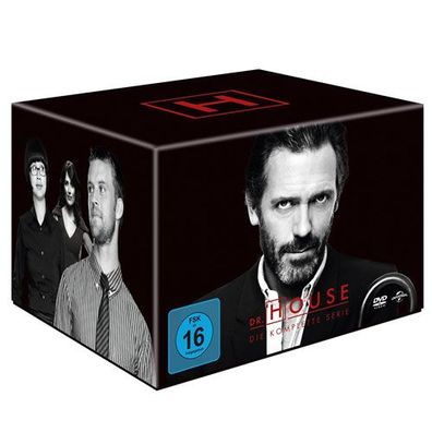 Dr. House - Gesamtbox 1-8 (DVD) 46DVDs Min: 7449/ DD/ VB Replenishment! - ...