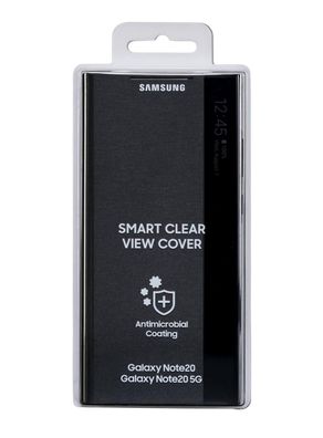 Samsung Galaxy Note 20 / Note 20 5G Clear View Cover EF-ZN980 Schwarz Neu OVP