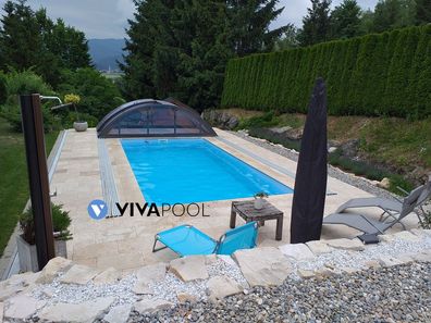GFK Pool Verona 7,50x3,70x1,55m Schwimmbecken PROMO!!! Vivapool