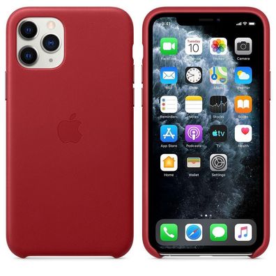 Original Apple iPhone 11 Pro Leather Case MWYF2ZM/ A Hülle (Product) Red Neu
