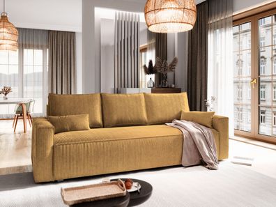 Schlafsofa MENI Couch mit Schlaffunktion Sofa mit Bettkasten Bettfunktion