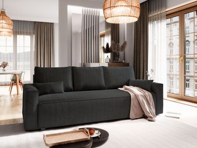 Schlafsofa MENI Couch mit Schlaffunktion Sofa mit Bettkasten Bettfunktion