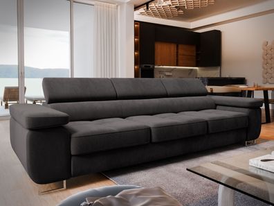 Schlafsofa MOSINE Couch mit Schlaffunktion Sofa mit Bettkasten Bettfunktion
