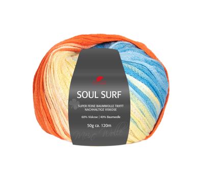 50g Soul Surf - Harmonisches Garn aus Viskose und Baumwolle