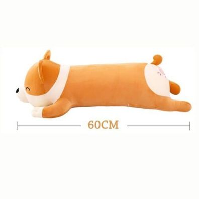 Corgi Plüschtiere Groß 60cm Squishmallow Kuscheltier Hund Kissen Plüsch Spielzeug