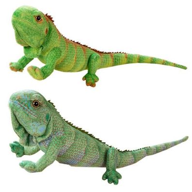 Echsen-Plüschtiere Realistische Leguan gefüllte Tierpuppe Plüschspielzeug Jungen