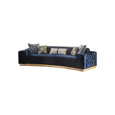 Polstersofa 4 Sitzer Sofas Textil Sitz luxuriöse Design Sofas Modern neu