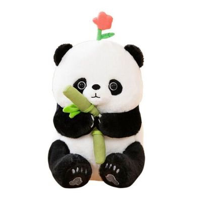Flauschiges Panda Plüschtiere niedliche Stofftier puppe für Kinder Pandabär Spielzeug
