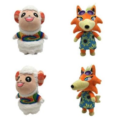 Animal Crossing Dom Audie 8 Plüschtiere gefüllte Puppen figur Plüsch Spielzeug