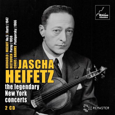 Paul Paray (1886-1979): Jascha Heifetz - The Legendary New York Concerts - - ...